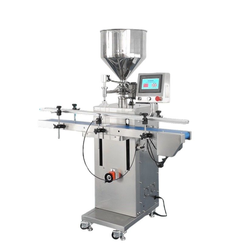 Mesin Pengisi Krim Servo Otomatis Kustom 220V Untuk Sampo Losion Selai Kacang Untuk Semua Produk Cair