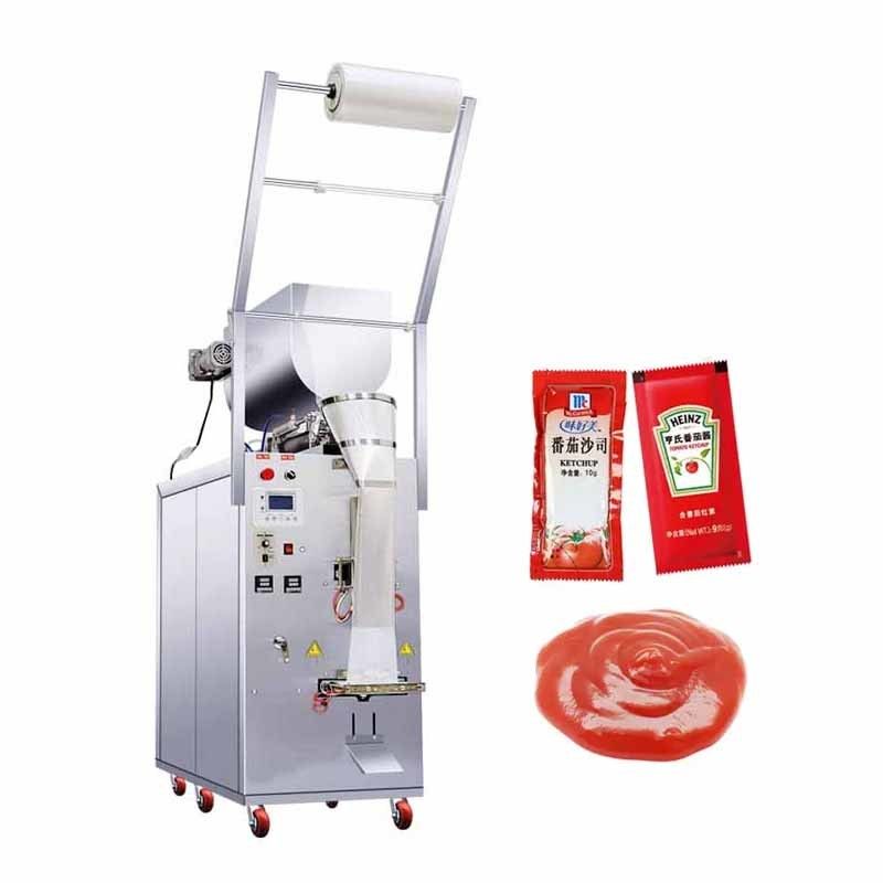 Multi-fungsi Otomatis Kantong Tomat Pasta Cairan Ketchup Pasta Sachet Mesin Pengemasan Dengan Harga yang Kompetitif