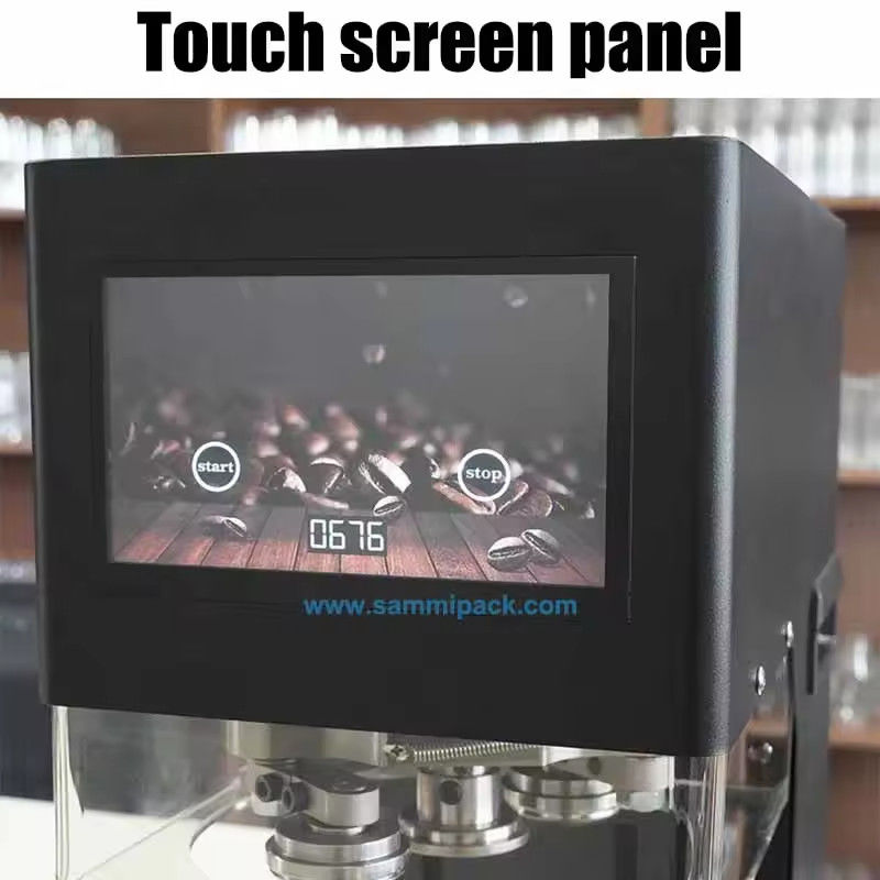 Touch Screen Mesin Penutup Kaleng Cangkir Mesin Penutup Kaleng Kaleng