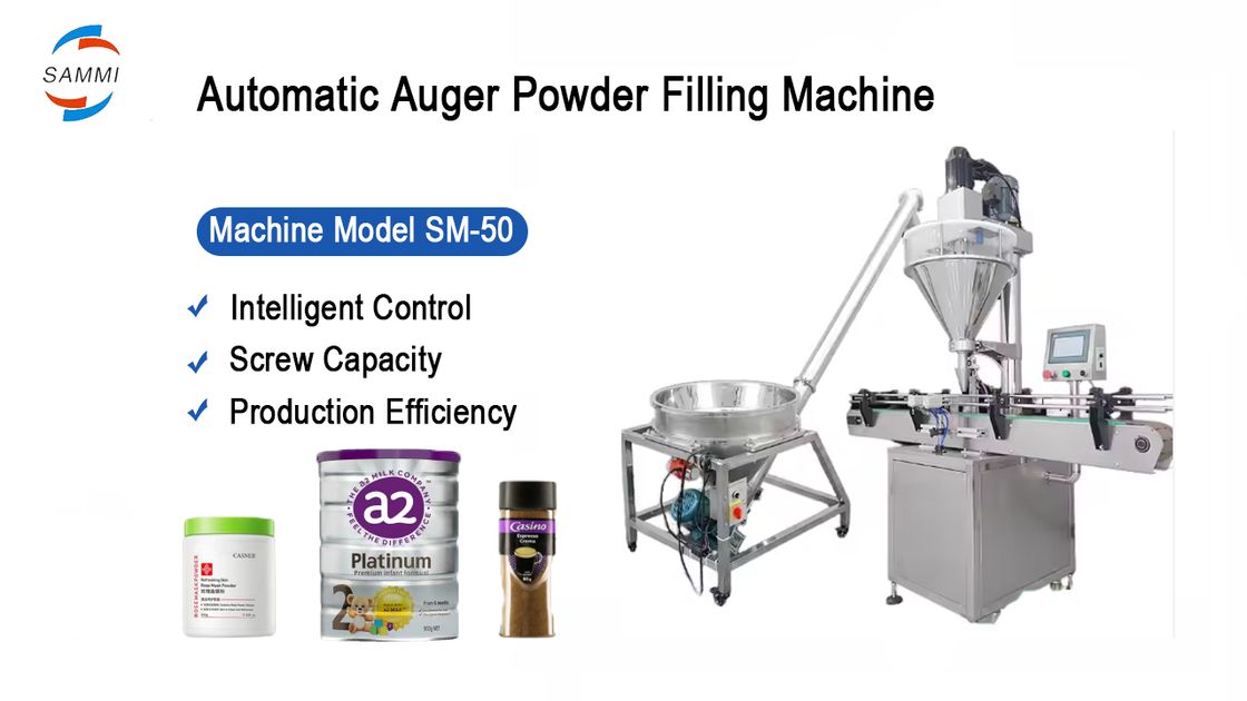 Mesin Pengisi Bubuk Otomatis untuk Bumbu Lada Kopi Bubuk Gigi Lini Produksi Pengemasan Kuantitatif
