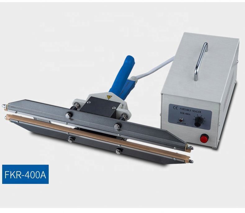 Mesin Segel Terbaru Film Plastik Portabel FKR-400A Tipe Penjepit Tangan Penyegel Kantong Polyethylene