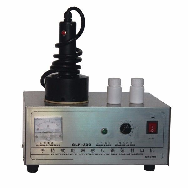 Jenis baru GLF-300 Induksi Aluminium Foil Sealing Machine, Plastik Screw Thread Sealer, Portable Round Bottle Lid Sealer