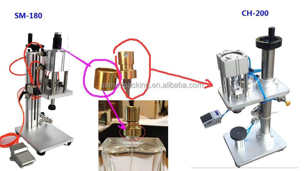 Semi otomatis Perfume Sealer Botol Penutupan Crimping Tool Capping Machine untuk botol parfum
