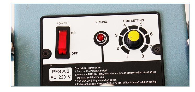 Paling laris Pabrik Grosir PFS Seri 800mm Food Pedal Impulse Sealer untuk kantong plastik