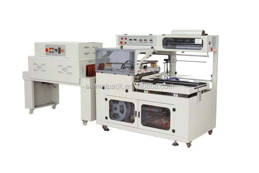 High Speed L Type Sealing Cutting Heat Shrinking Wrapping Machine (Mesin pengemasan kerutan tipe L dengan kecepatan tinggi)
