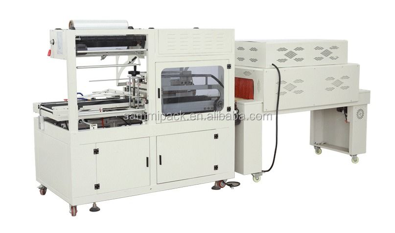 High Speed L Type Sealing Cutting Heat Shrinking Wrapping Machine (Mesin pengemasan kerutan tipe L dengan kecepatan tinggi)