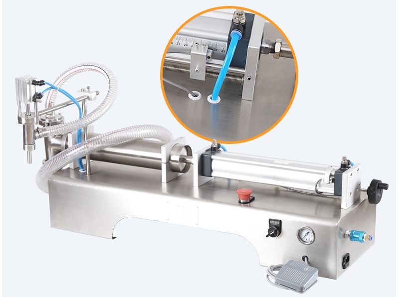 Pabrik langsung pasokan jual panas 100-1000ml Botol Deterjen Mesin Pengisian Sampo Semi otomatis Mesin Pengisian Cairan