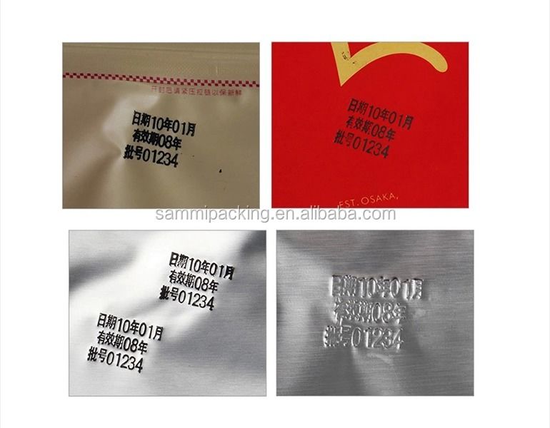 Mesin Cetak Tanggal Produksi Kardus/Kotak MY-300 Stainless Steel Impress Solid-ink