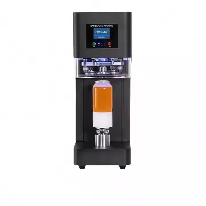 2025 Hot Selling Semi Automatic PET Can Sealer Machine High Speed 3S Aluminium Plastic Lid Sealing untuk Minuman Bubble Tea/Juice
