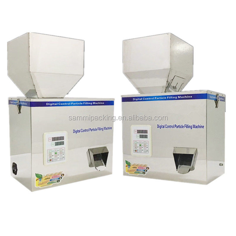 Mesin Pengisi Granular 5-500g untuk Pengemasan Daun Teh, Pengisi Partikel Bubuk, Mesin Pengisi Rak Beras, Kacang, Wijen, Herbal, Mesin Timbang