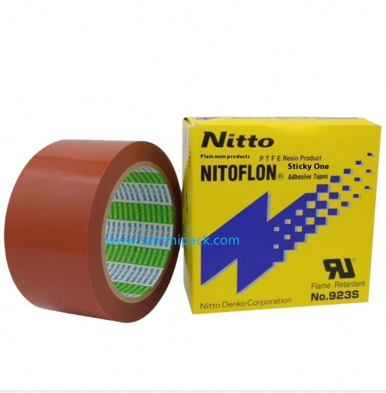 Original Nitto Denko PTFE Film Tape Nitto 923S High Temperature Resistance Tape untuk Mesin Lamimasi