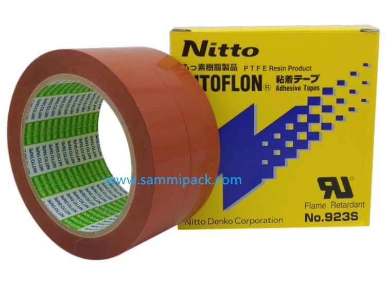 Original Nitto Denko PTFE Film Tape Nitto 923S High Temperature Resistance Tape untuk Mesin Lamimasi