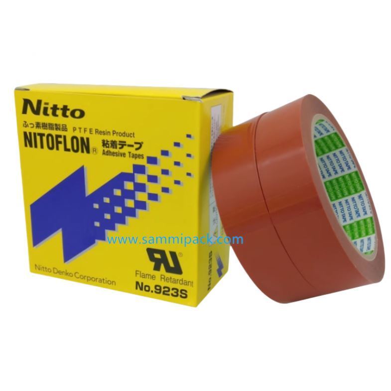 Original Nitto Denko PTFE Film Tape Nitto 923S High Temperature Resistance Tape untuk Mesin Lamimasi