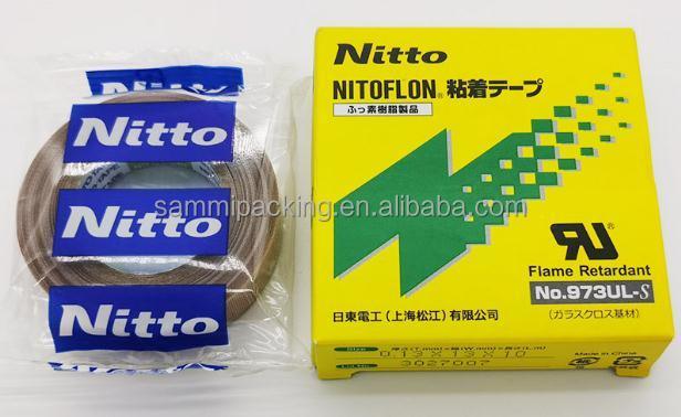 Pita Nitto Denko 973ul 0.08mm*13mm*10m Pita Tahan Panas untuk Isolasi Listrik Tahan Panas