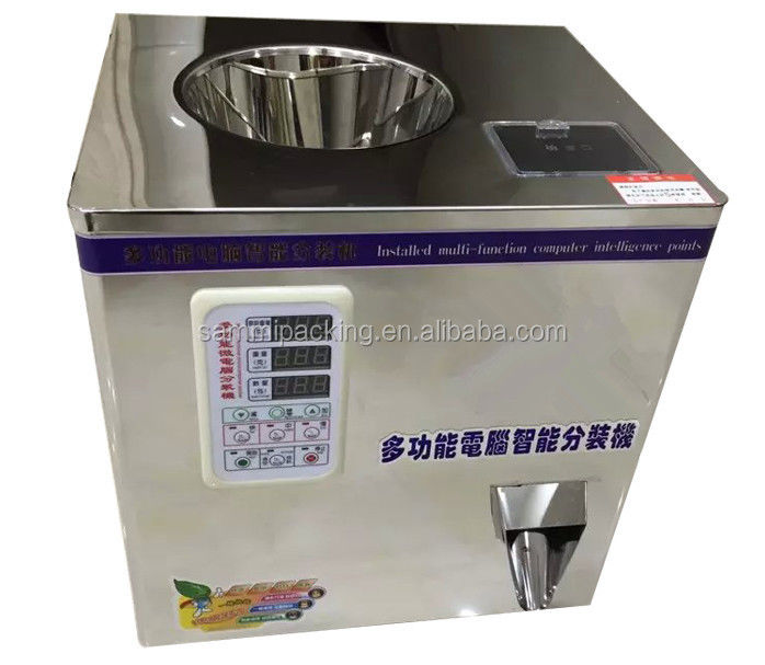 Mesin pengisi kuantitatif tipe desktop Microcomputer tipe rotary untuk granules besar