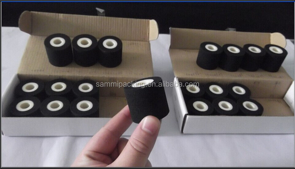 12 pcs/lot, 36*32mm Hot Ink Roller/ Hot Ink Roll/ Printing Ink Roller untuk MY-380/MY-300 Date Coding Machine