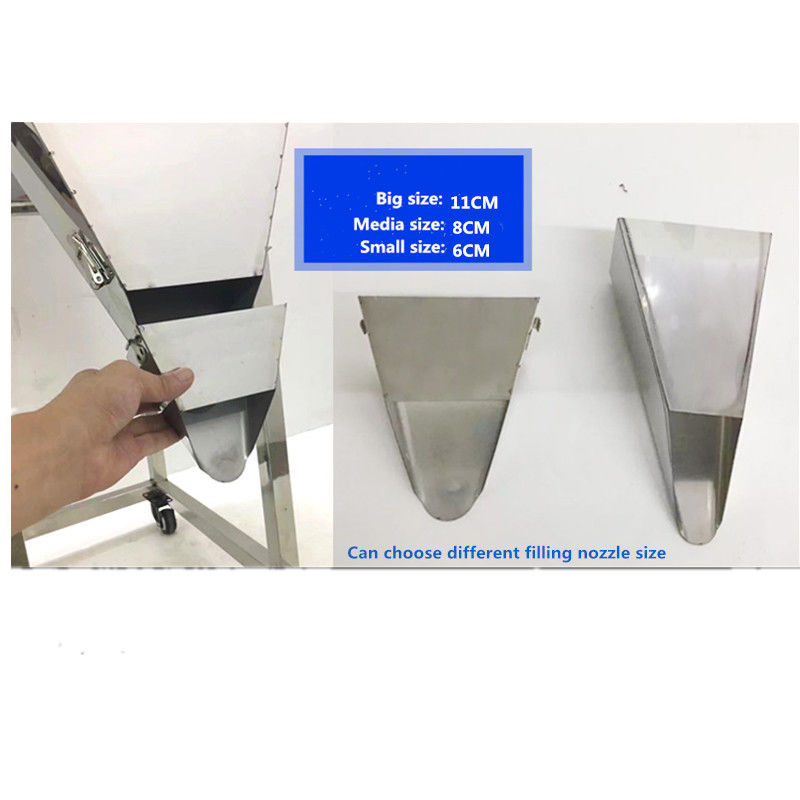 Harga Murah Mesin Pengisi Berat Otomatis untuk Bubuk/Bumbu/Benih, Peralatan Kemasan Multifungsi dengan Dispenser Skala