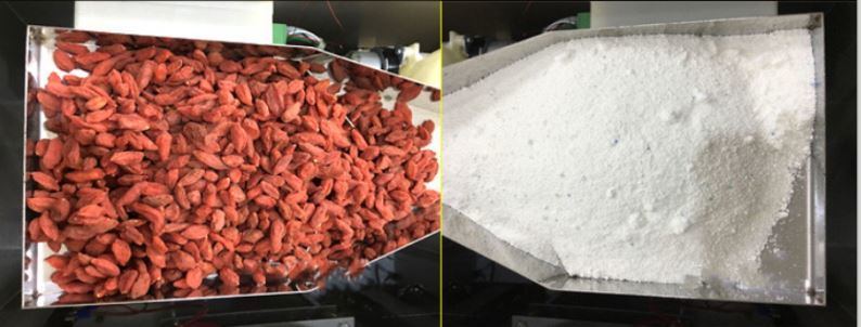 High Precision Semi-Automatic Smart Tea Powder & Grains Particle Packaging Machine untuk Makanan & Minuman dengan komponen inti motor