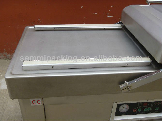 Mesin Pengemas Vakum Ruang Ganda Multifungsi untuk Daging Sapi, Bacon, Ayam, Tahu, Kacang Tanah, Makanan Laut