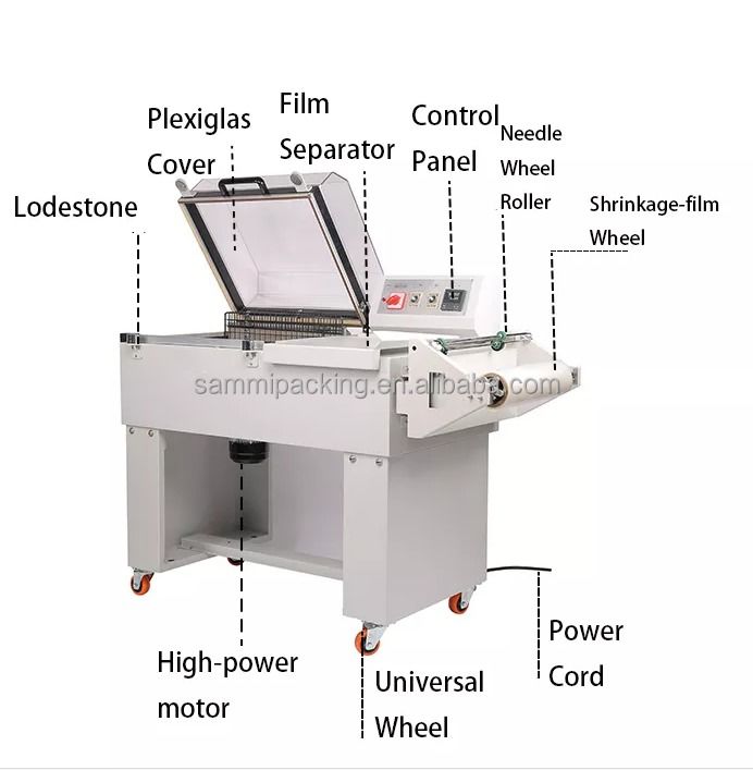 Produsen China Kualitas Terbaik FM-5540 Mesin Pengepakan Shrink Semi Otomatis untuk Pengemasan Industri