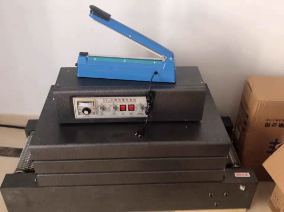 Mesin Pengemas Pemotong Shrink Tunnel Panas Film Plastik Kecil untuk Botol/Kotak Mudah Dioperasikan