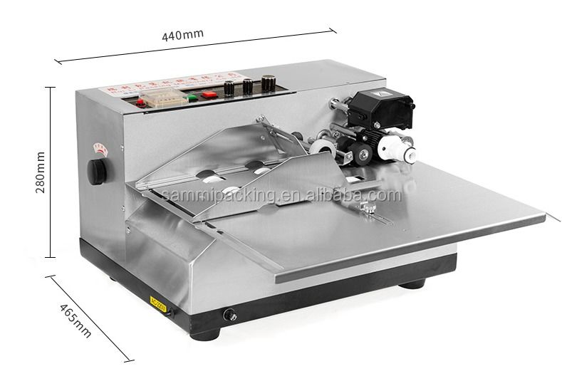 High Speed Widen Type Date Coder, Mesin cetak dengan roda tinta, logo Marking Printer Equipment