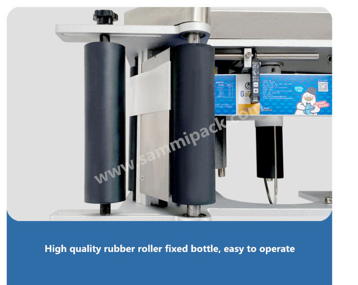 MT-50 Pelabel Botol Bulat Semi-Otomatis, Mesin Pelabelan untuk Kaleng dan Botol Minuman