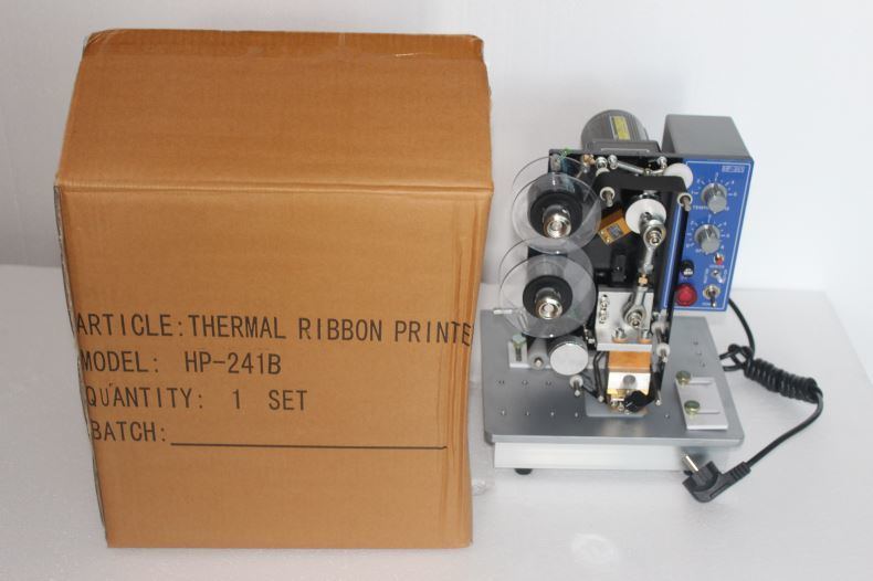 Baru Datang Semi-Automatik Hot Color Ribbon Kode Mesin Pencetakan