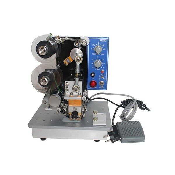 241 Mesin pengkodean jenis tabel semi otomatis/ Ribbon Hot Stamping Dater/code Printer Marker Expiry Date Printing Machine