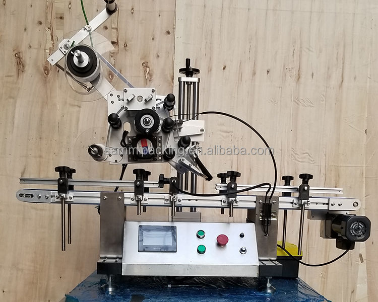 Mesin Pelabelan Otomatis Berkecepatan Tinggi Profesional untuk Permukaan Datar, Kotak, Kantong - Label Sticker Self-Adhesive dengan Conveyor