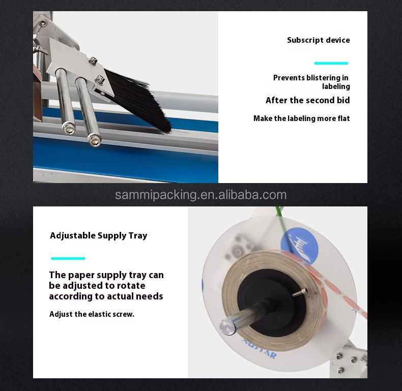 Mesin Pelabelan Otomatis Berkecepatan Tinggi Profesional untuk Permukaan Datar, Kotak, Kantong - Label Sticker Self-Adhesive dengan Conveyor