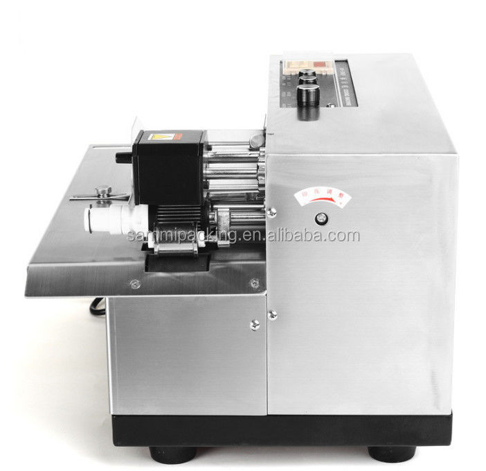 Mesin Coding Tinta Padat Otomatis MY-380 Printer Nomor Batch/Tanggal/Kadaluarsa untuk Kertas, Kemasan Film & Label dengan Rol Tinta Panas