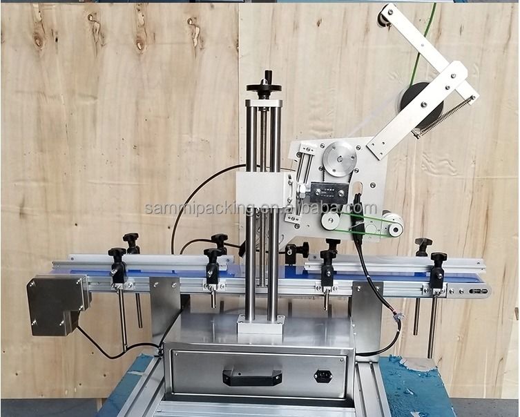 Mesin Pelabelan Akurasi Tinggi Harga Pabrik untuk Botol Datar, Kotak, Kartu, Kantong - Pemasang Stiker Perekat Diri Atas & Bawah