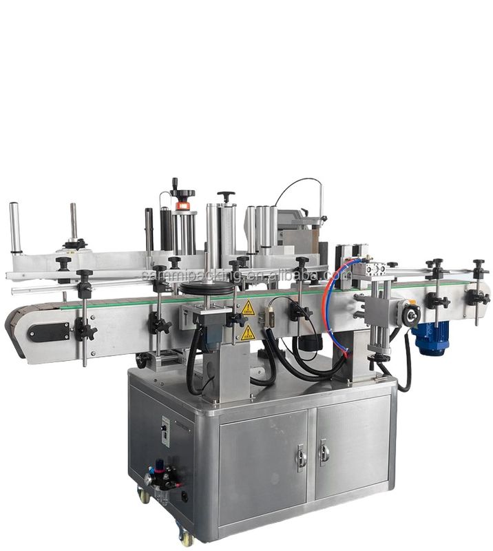 2024 Penjualan di Cina Mesin Pelabelan Silinder Semi-otomatis yang Dapat Diandalkan Dikuasai Listrik dengan Komponen PLC Kemasan Karton Kayu