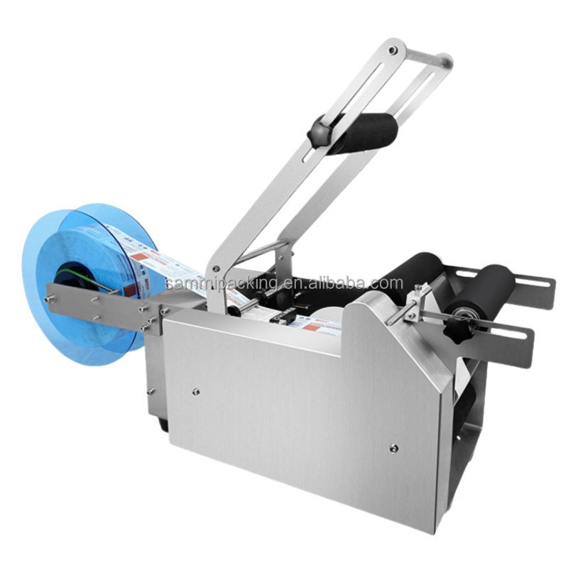 Jual Baik MT-50 Kaca dan Plastik Botol Bulat Manual Perekat Sticker Label Mesin