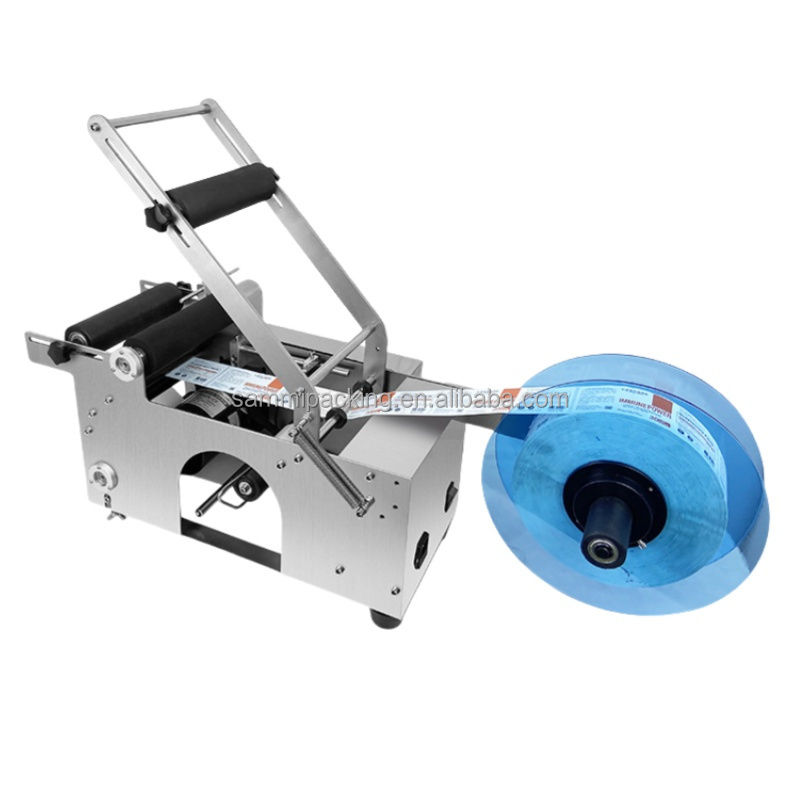 Jual Baik MT-50 Kaca dan Plastik Botol Bulat Manual Perekat Sticker Label Mesin