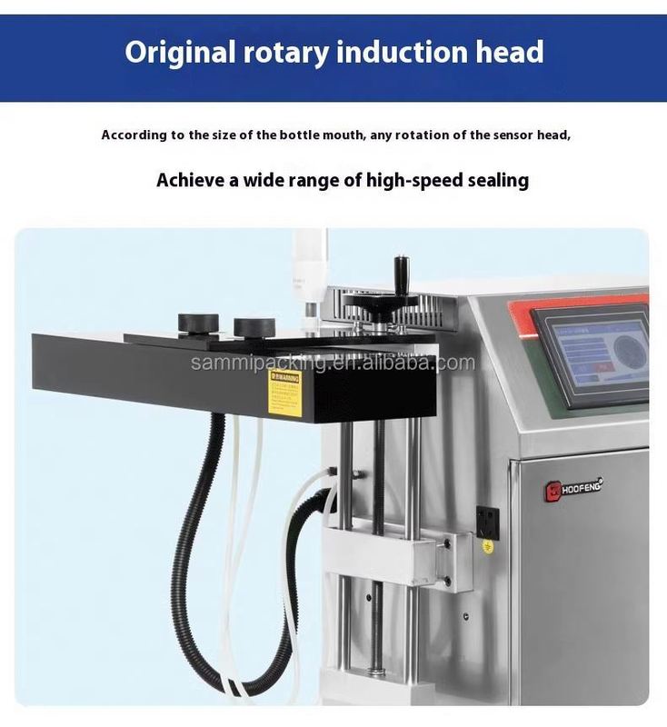 Mesin Segel Induksi Kontinu Otomatis Electromagnetic Induction Heat Sealer untuk Botol Plastik Kecil