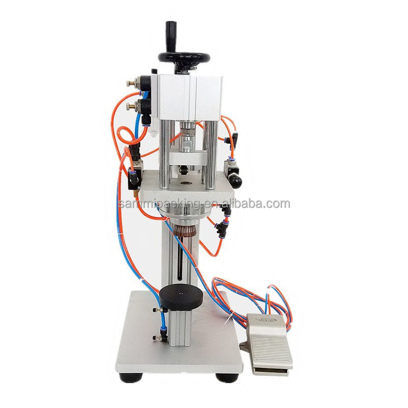 Harga Murah Manual Pnuemaitc Perfume Corking Machine Stainless Steel Perfume Capping Press Machine