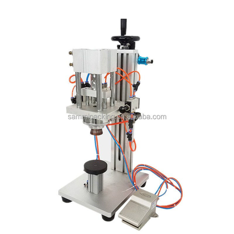 Harga Murah Manual Pnuemaitc Perfume Corking Machine Stainless Steel Perfume Capping Press Machine