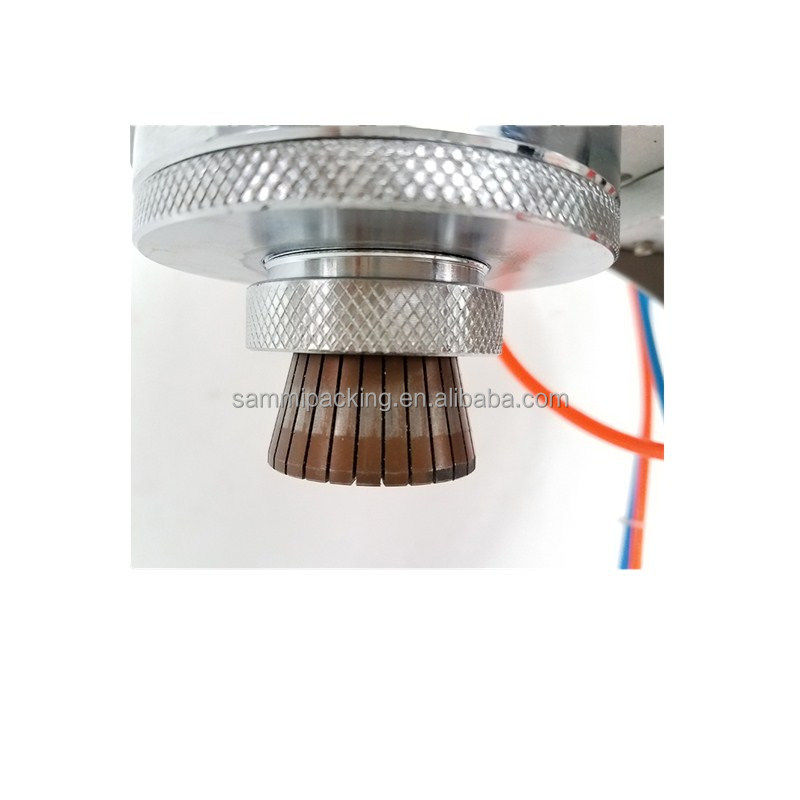 Harga Murah Manual Pnuemaitc Perfume Corking Machine Stainless Steel Perfume Capping Press Machine