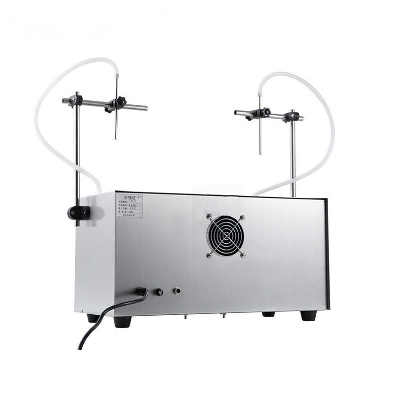 GLF-I-II Gear Pump Mesin Botol Minyak Zaitun Mesin Pengisi Cairan Kepala Ganda, Pengisi Minyak (3-3000ml)