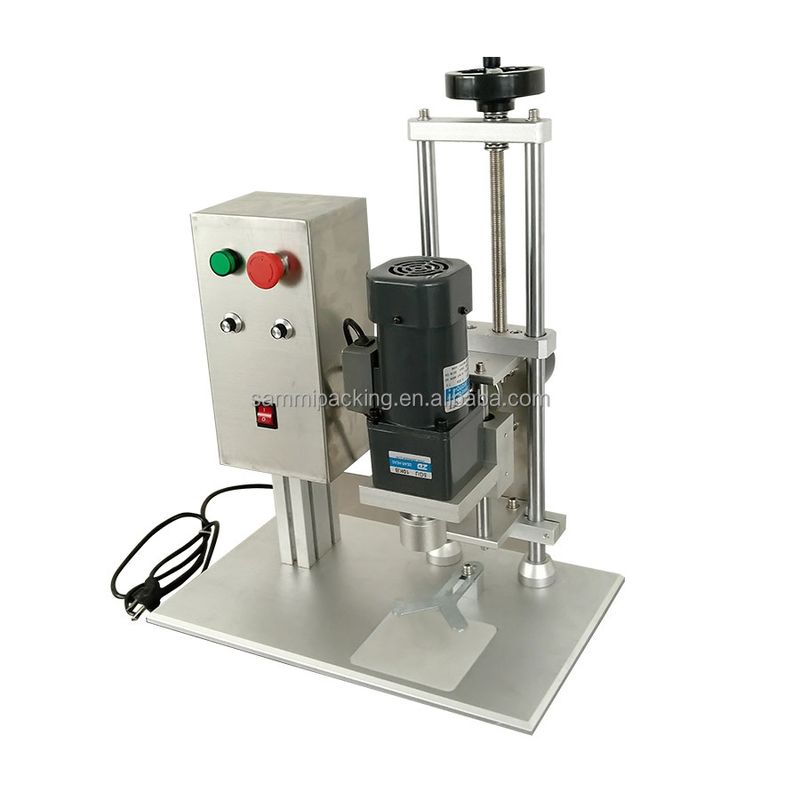 Harga pabrik DDX-450 Semi-Automatik Desktop kecil Electric Cap Sealing/screwing/tighten/capping Machine untuk Plastic Cap
