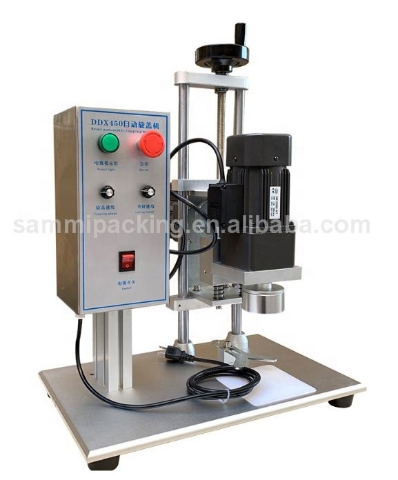 Mesin Penutup Elektrik Desktop Harga Terbaik DDX-450 Penutup Botol Kaca & Plastik untuk Aplikasi Minuman