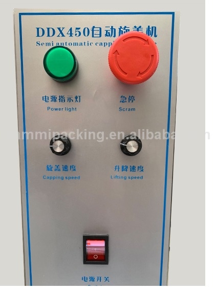 Mesin Penutup Elektrik Desktop Harga Terbaik DDX-450 Penutup Botol Kaca & Plastik untuk Aplikasi Minuman