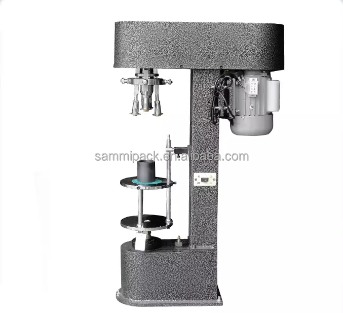 Factory Price Semi Automatic Ropp Screw Capper Whisky Wine Bottle Lid Capping Machine Crimping Machine for Metal Lids