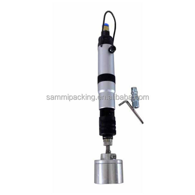 Portable Pneumatic Single Head Screw Pet Bottle LId Lock Capping Machine untuk Sekrup Plastik