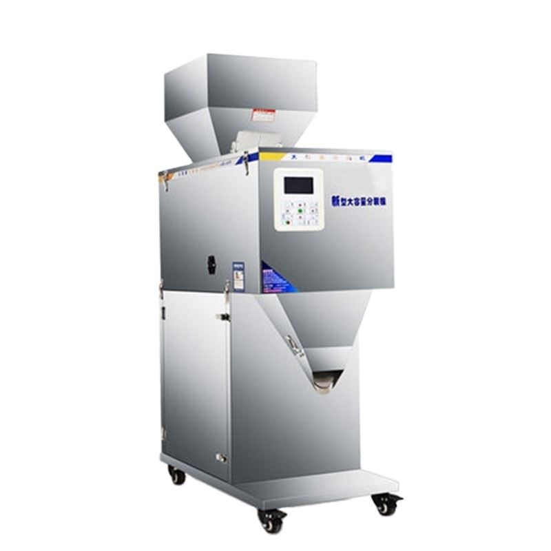 Multi-purpose 100-1500G Kapasitas Besar Gula biji-bijian rempah-rempah Kopi Menimbang Mesin Pengisi Dengan Hopper Besar