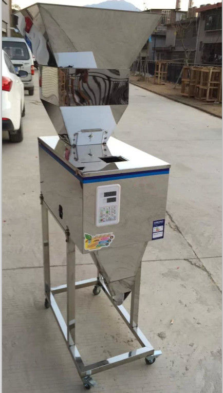 Multi-purpose 100-1500G Kapasitas Besar Gula biji-bijian rempah-rempah Kopi Menimbang Mesin Pengisi Dengan Hopper Besar