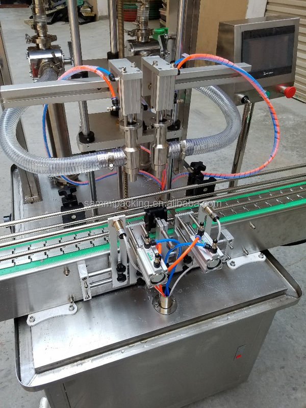 Mesin Pengisi Granular Saus Selai Kacang Otomatis Berkualitas Tinggi untuk Botol 500ml Minuman, Minyak, dan Jus Pasta Lengket