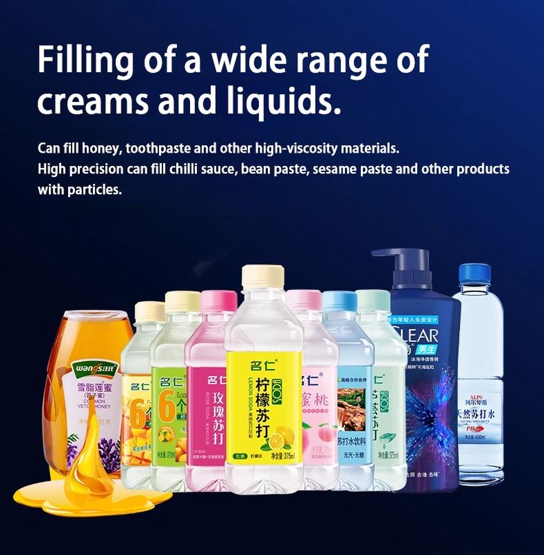 Mesin Pengisi Kosmetik Krim Lotion Pencampur Pemanas Pneumatik untuk Madu Saus Krim